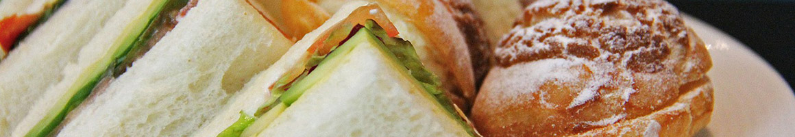 Eating Sandwich at Vista Pointe Deli restaurant in Diamond Bar, CA.